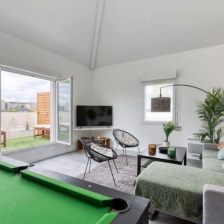 Premium Flat 6 People With Billard And Terrace Stade De France Saint-Denis  Kültér fotó