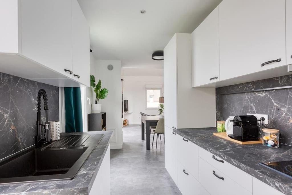 Premium Flat 6 People With Billard And Terrace Stade De France Saint-Denis  Kültér fotó